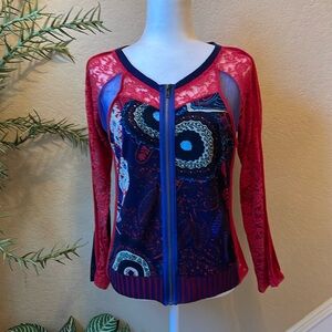 Filo de Coton zippered top/ jacket